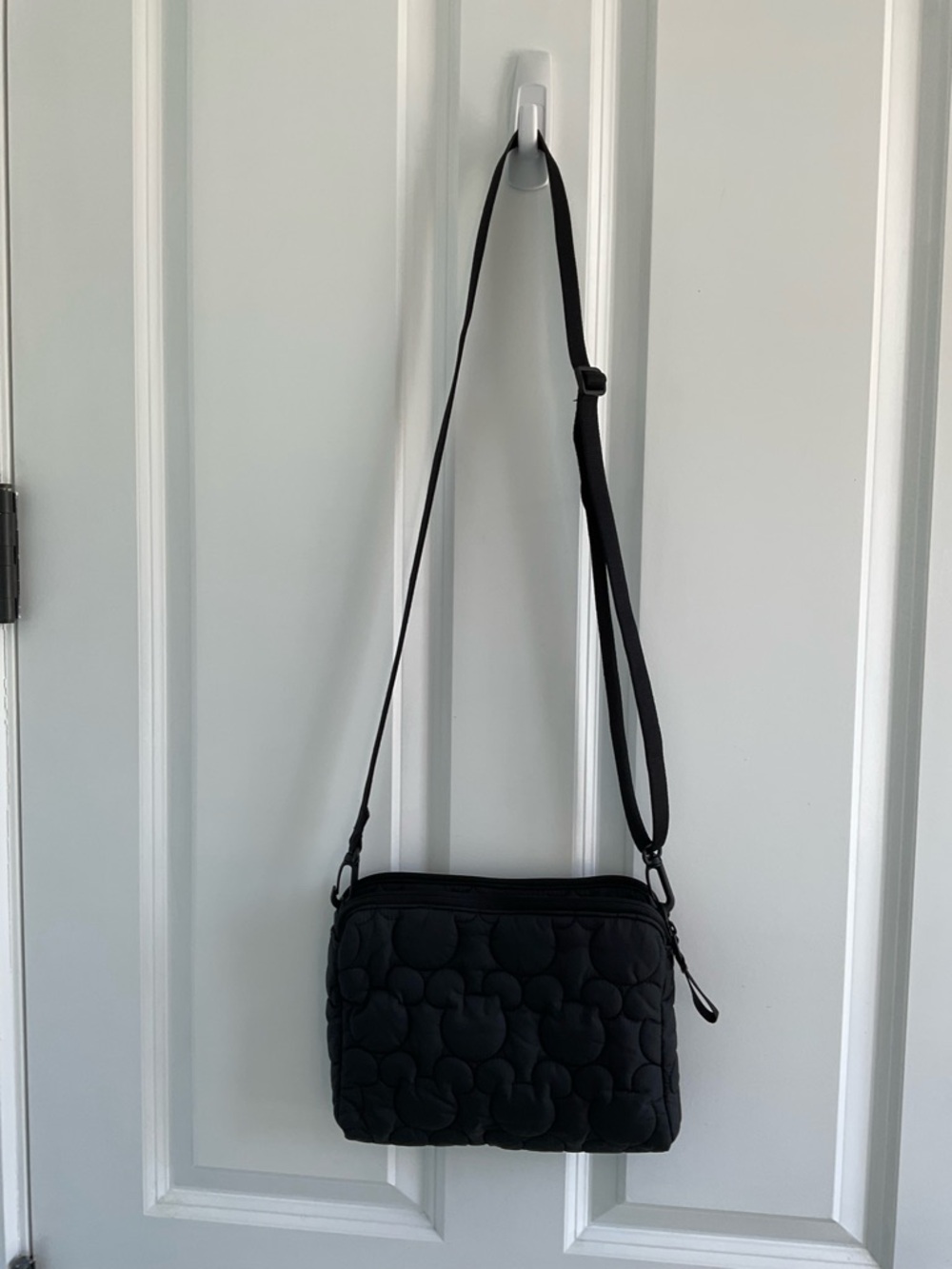 Vera Bradley Disney Quilted Mickey Crossbody Bag in Black - Picture 2 of 14